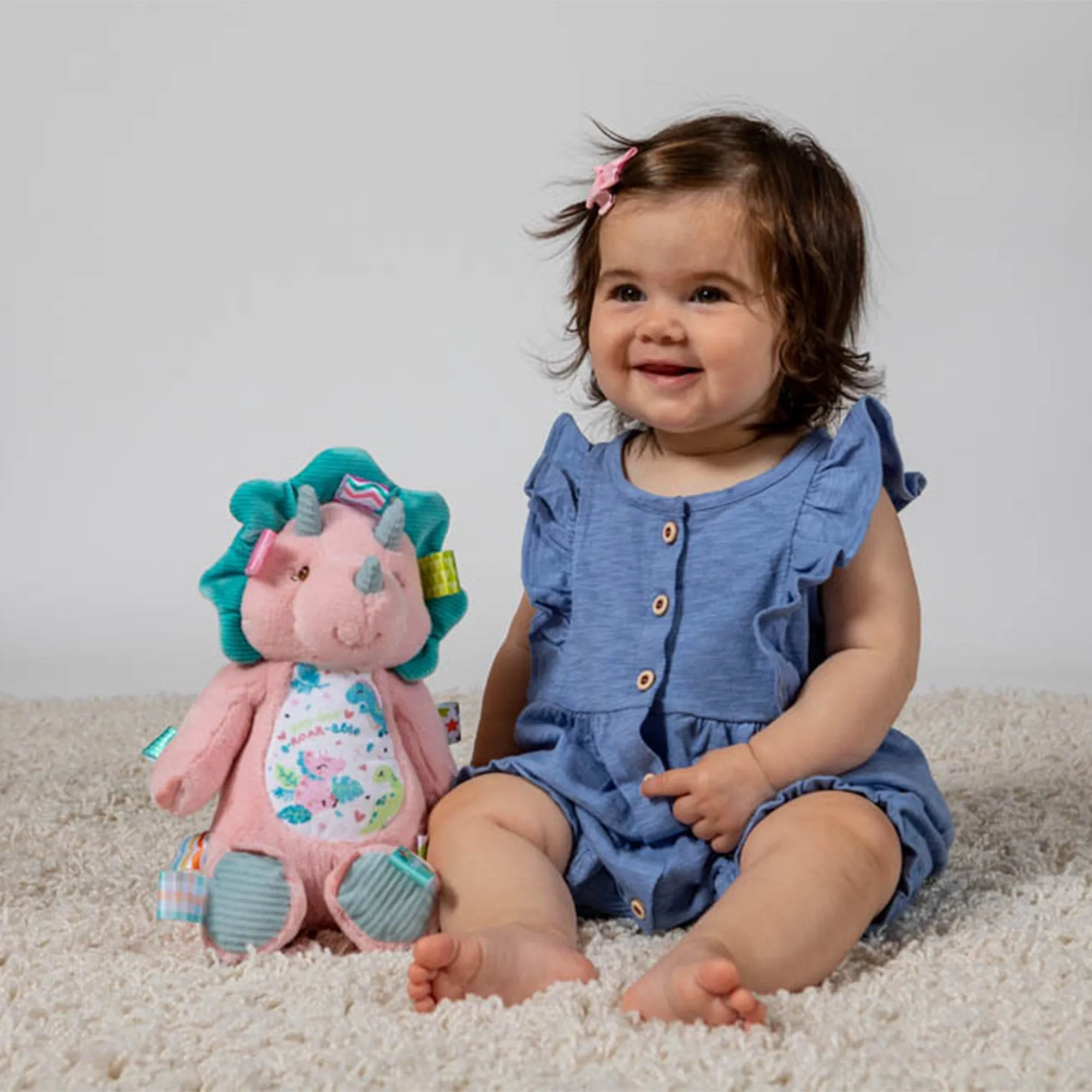 Taggies Soft Toy - Aroar-a-saurus 11"