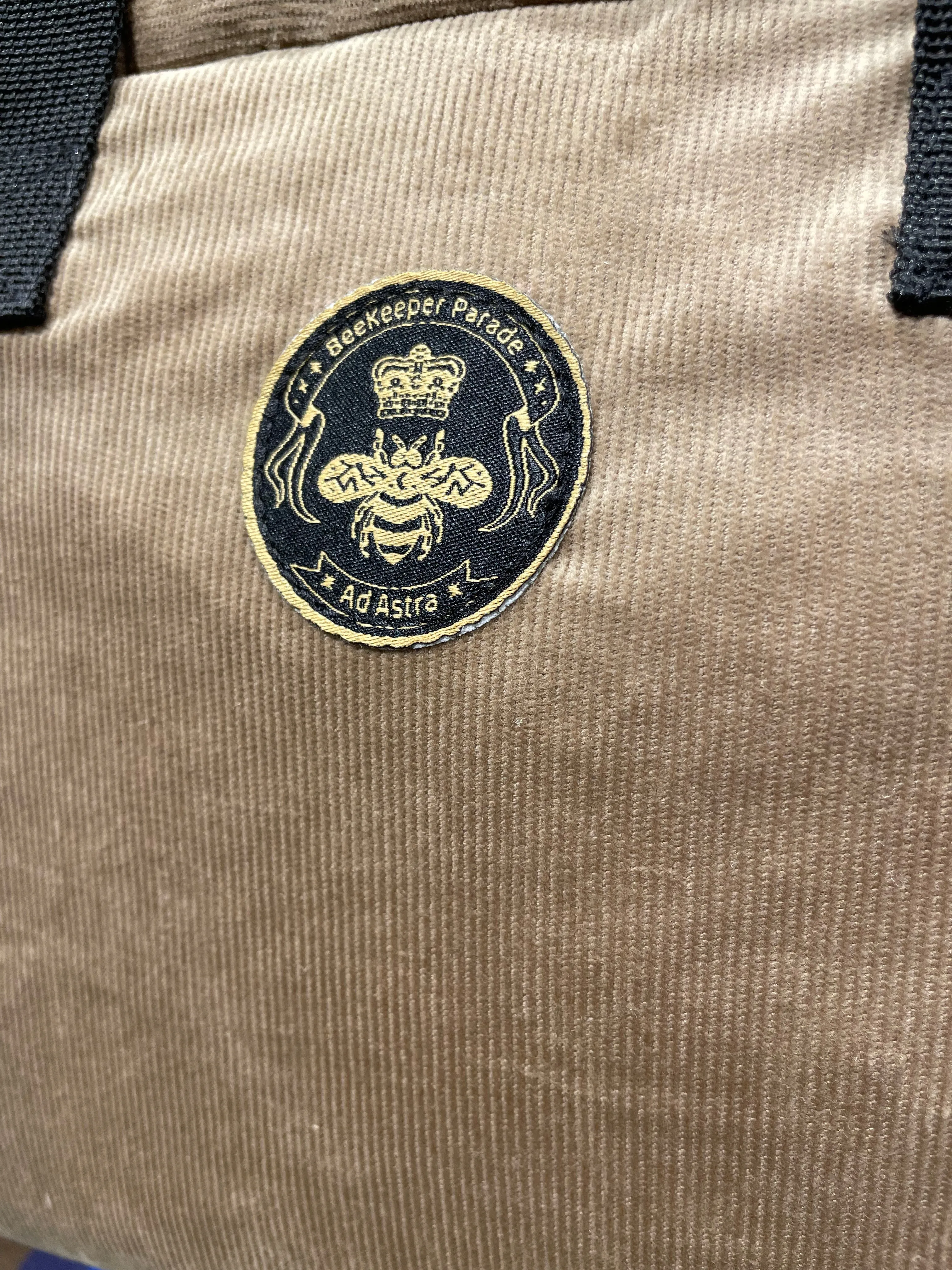 The Panda Chai ☕ Corduroy 🐼 BeeKeeper Lunch Bag