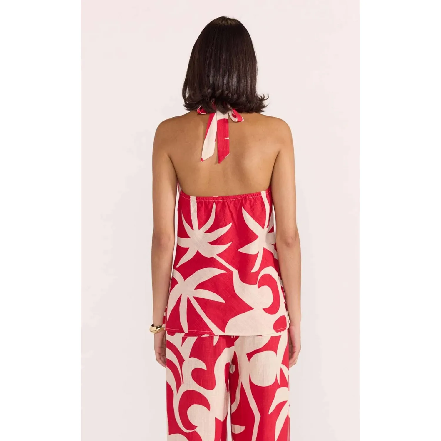 Top Rhodes Halter - Red