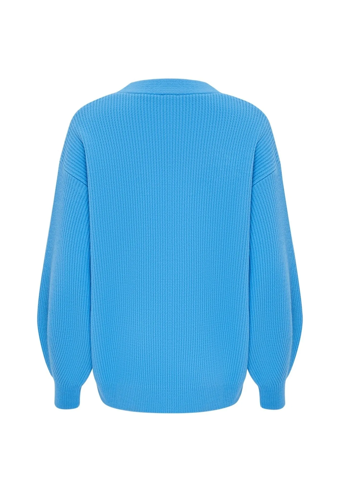 V-neck Cardigan - Blue