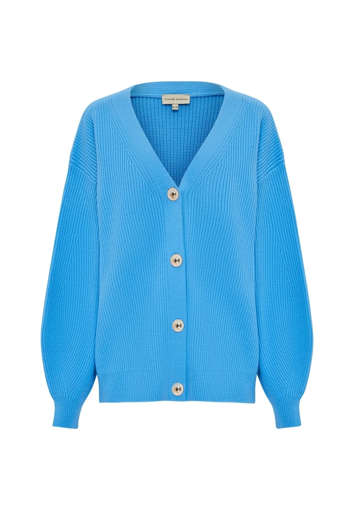 V-neck Cardigan - Blue