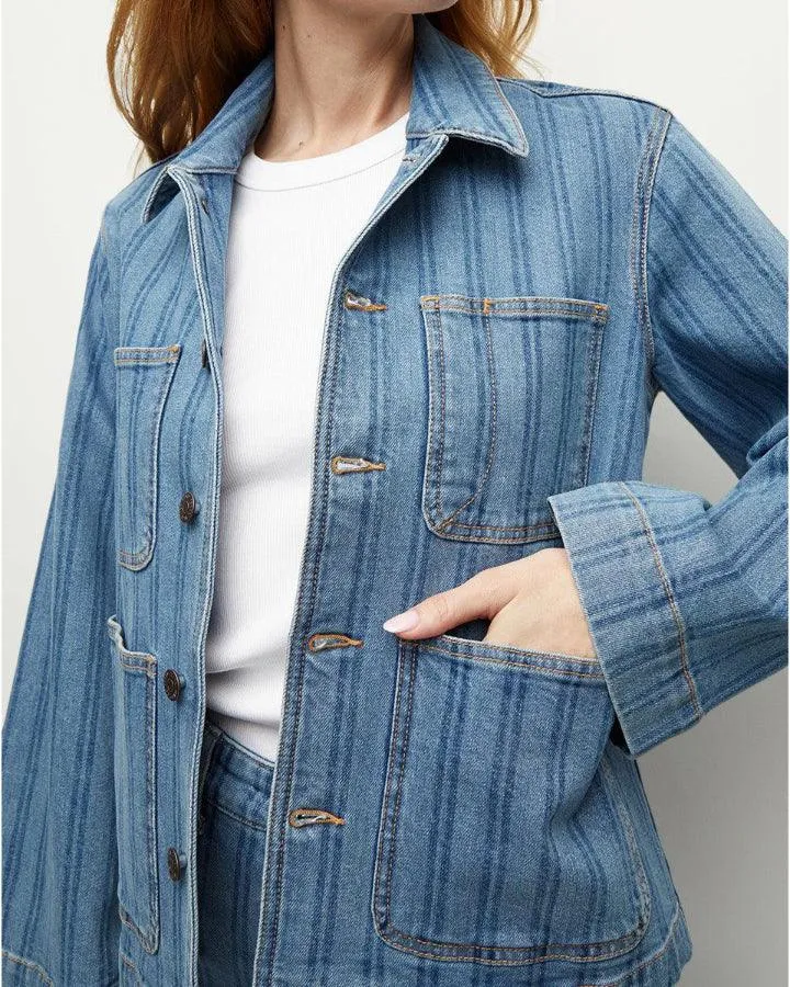 Veronica Beard Chore Denim Jacket