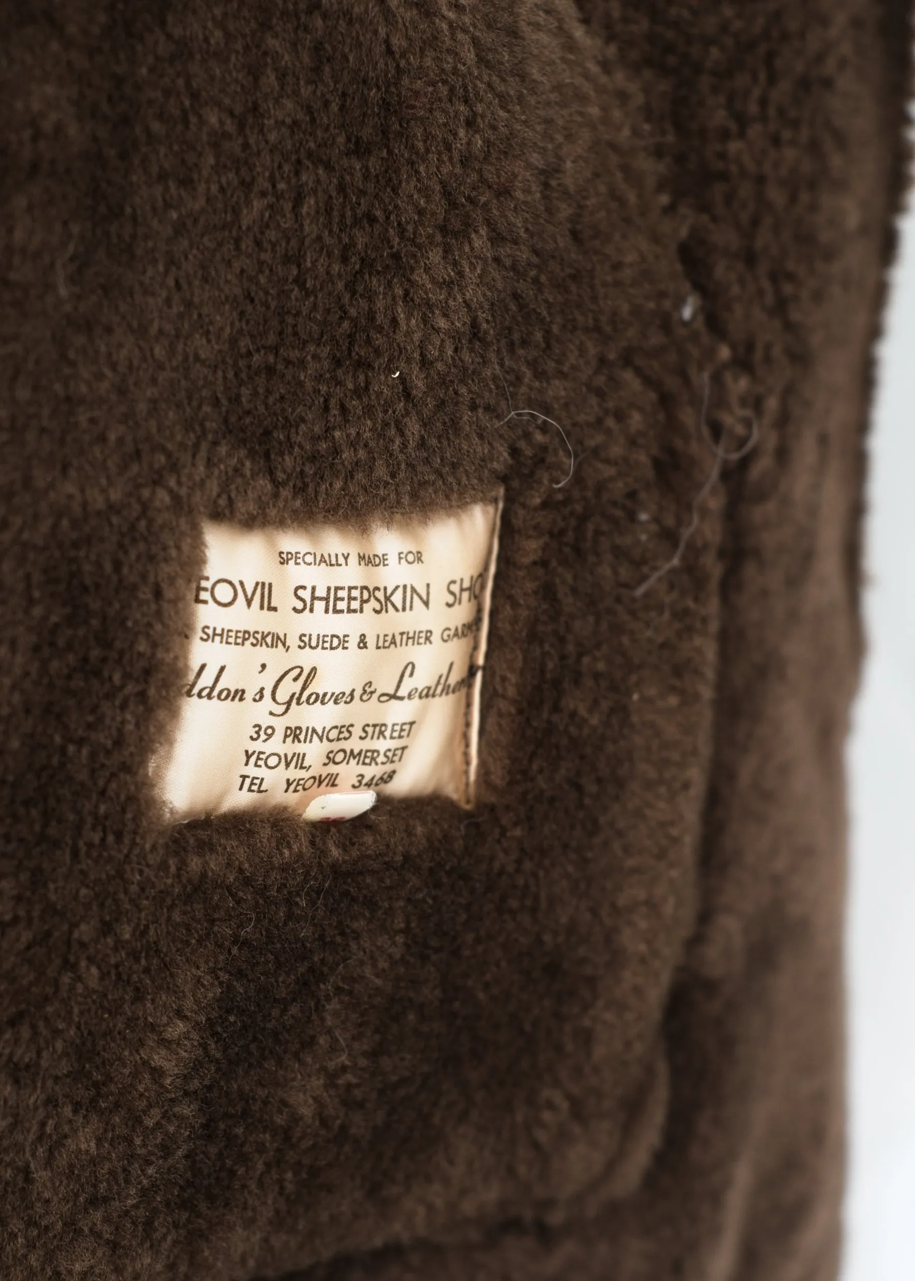 Vintage 60s Brown Suede Sheepskin Coat • Super Soft
