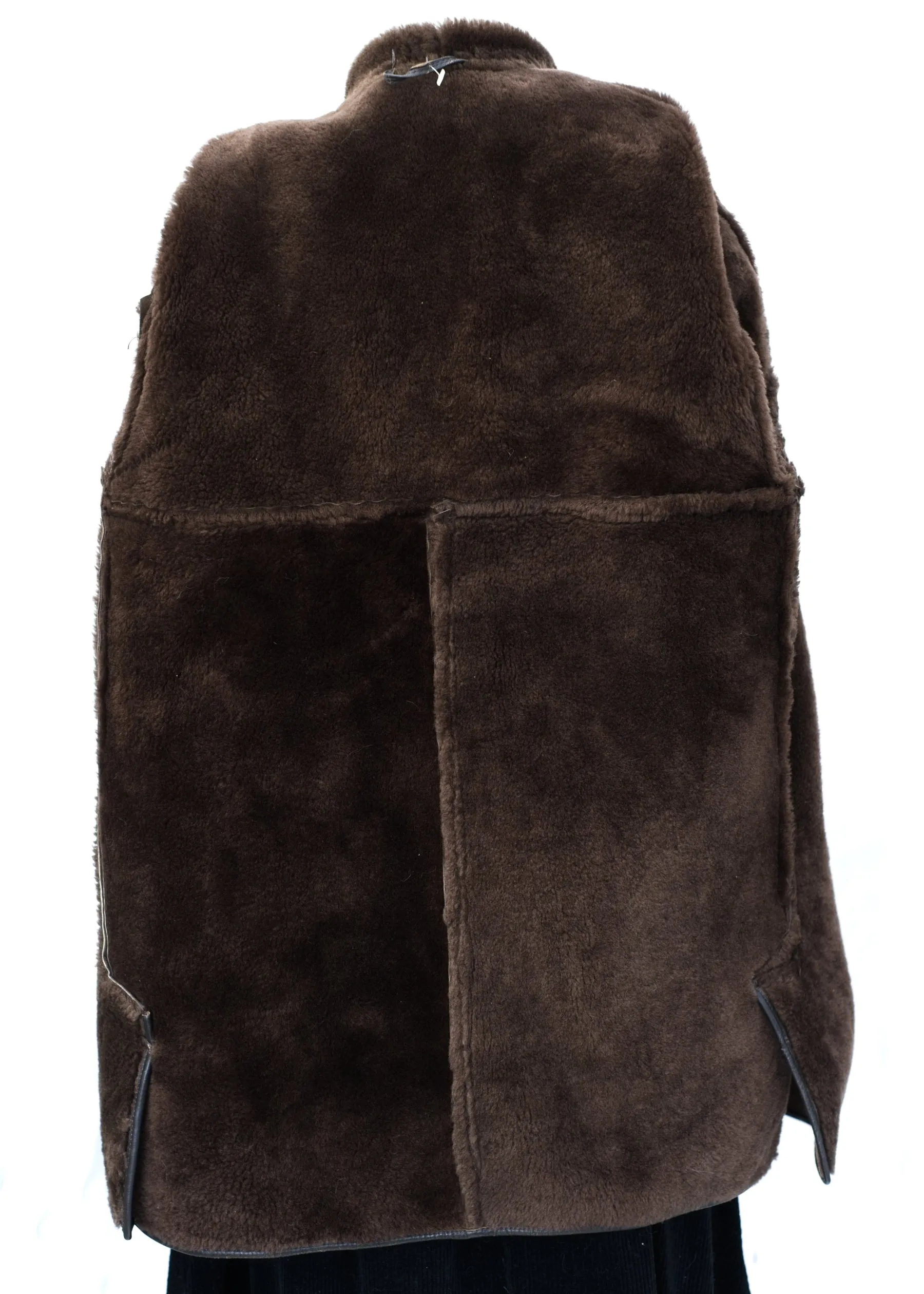 Vintage 60s Brown Suede Sheepskin Coat • Super Soft