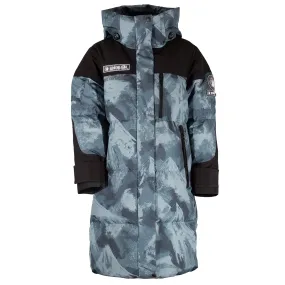 VINTAGE BLUE DOWN COAT "ATLANTIC ALLIANCE"