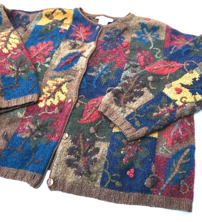 Vintage Robert Scott Wool-Blend Cardigan