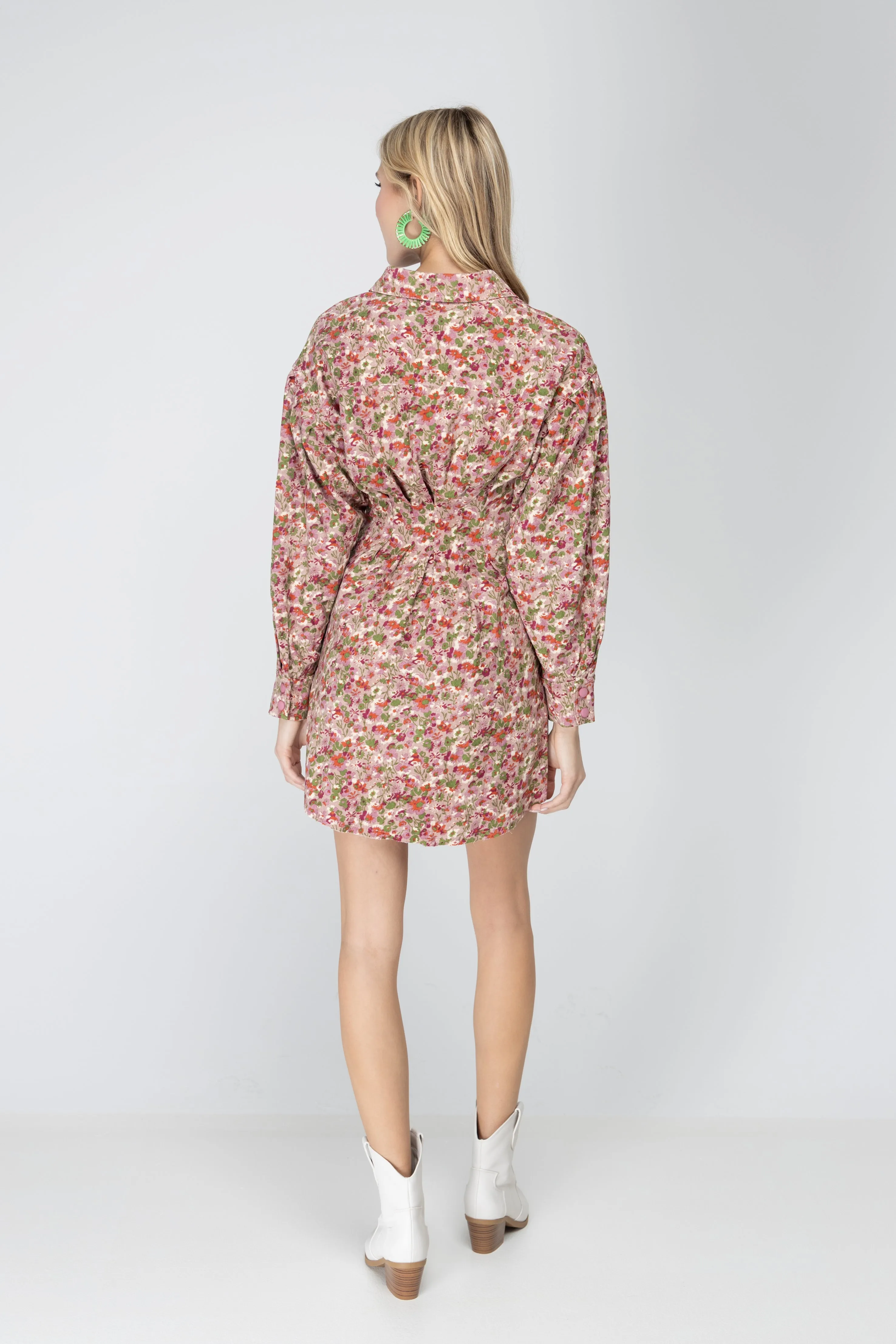 When You Say Nothing at All Corduroy Short Dress