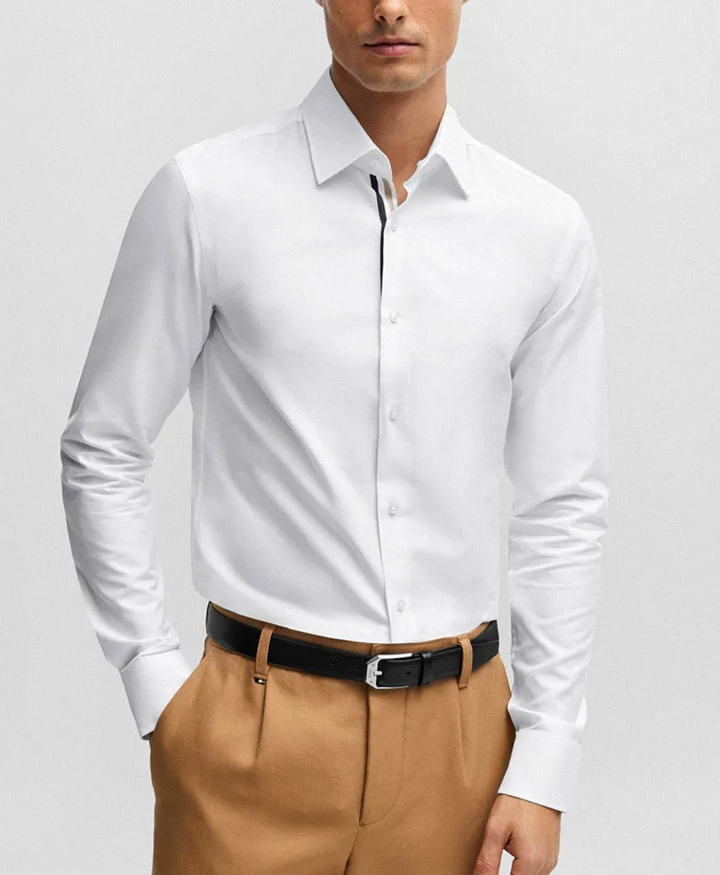White Detailed Shirt (Slim / Modern Fit)