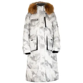 WHITE DOWN COAT "BRIGADE BREEZE"