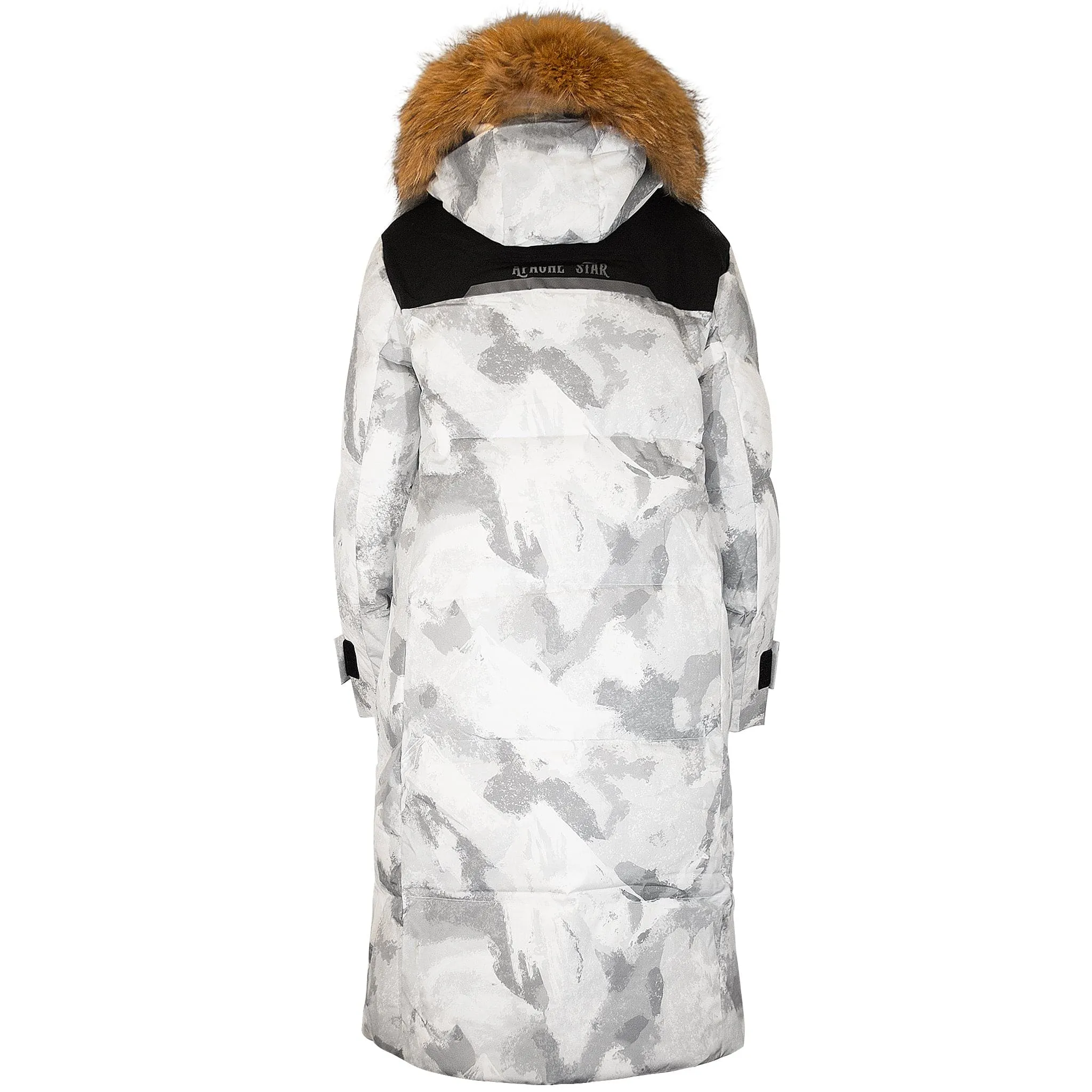 WHITE DOWN COAT "BRIGADE BREEZE"