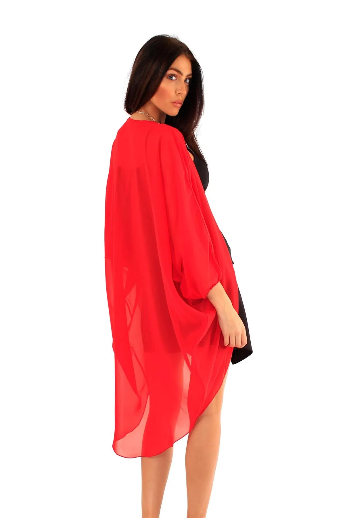 Women Open Front Long Sleeve Cardigan
