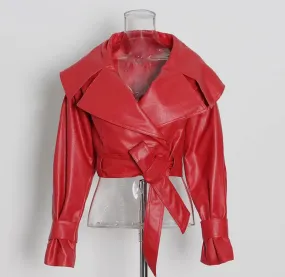 YaYa Bow Tie Leather