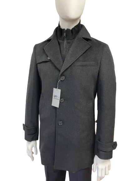 Zeke  Men's Wool Car Coat