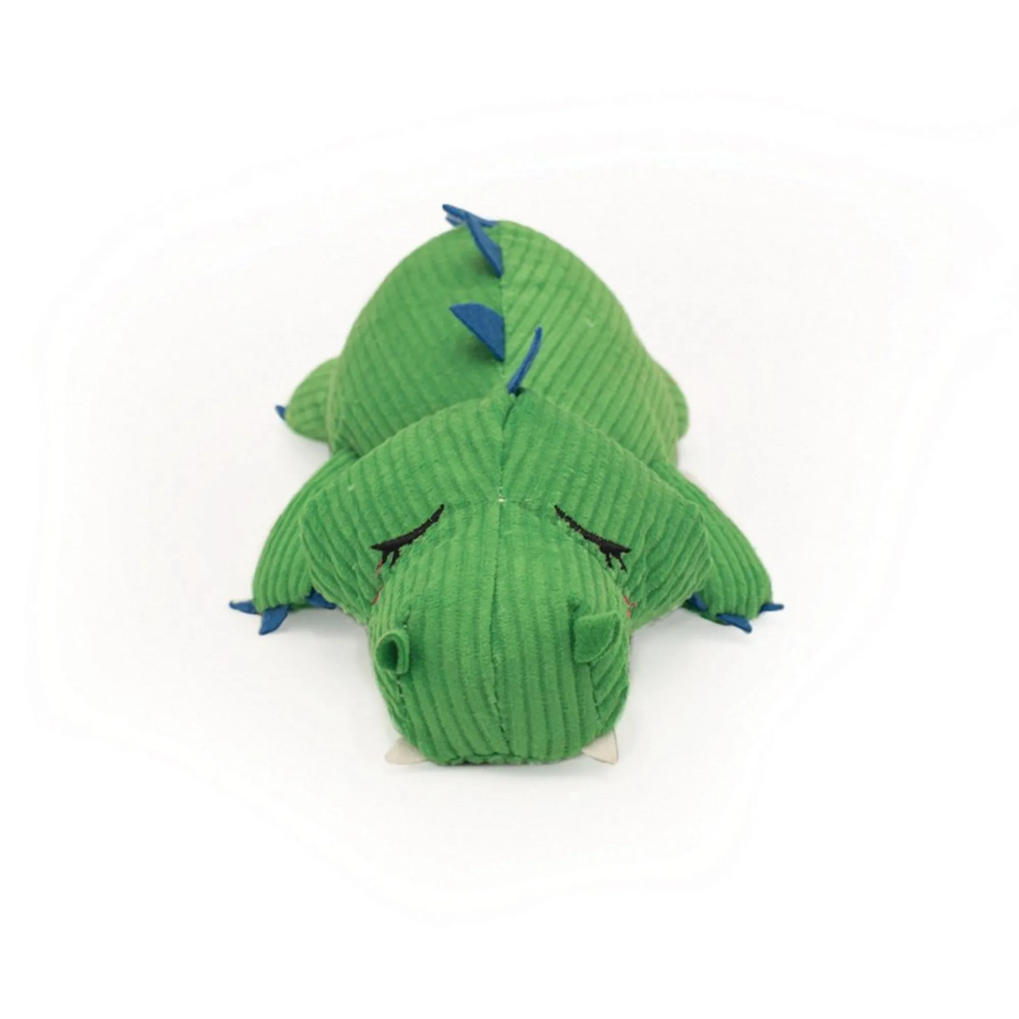 ZippyPaws Snooziez with Shhhqueaker Alligator Dog Toy